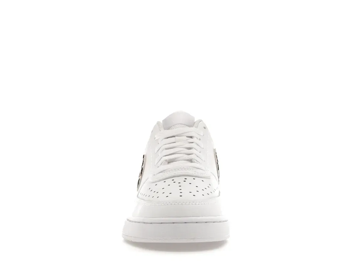 Фото № 2 с приближением к товару «‎Nike Court Vision Low Leopard Swoosh White »