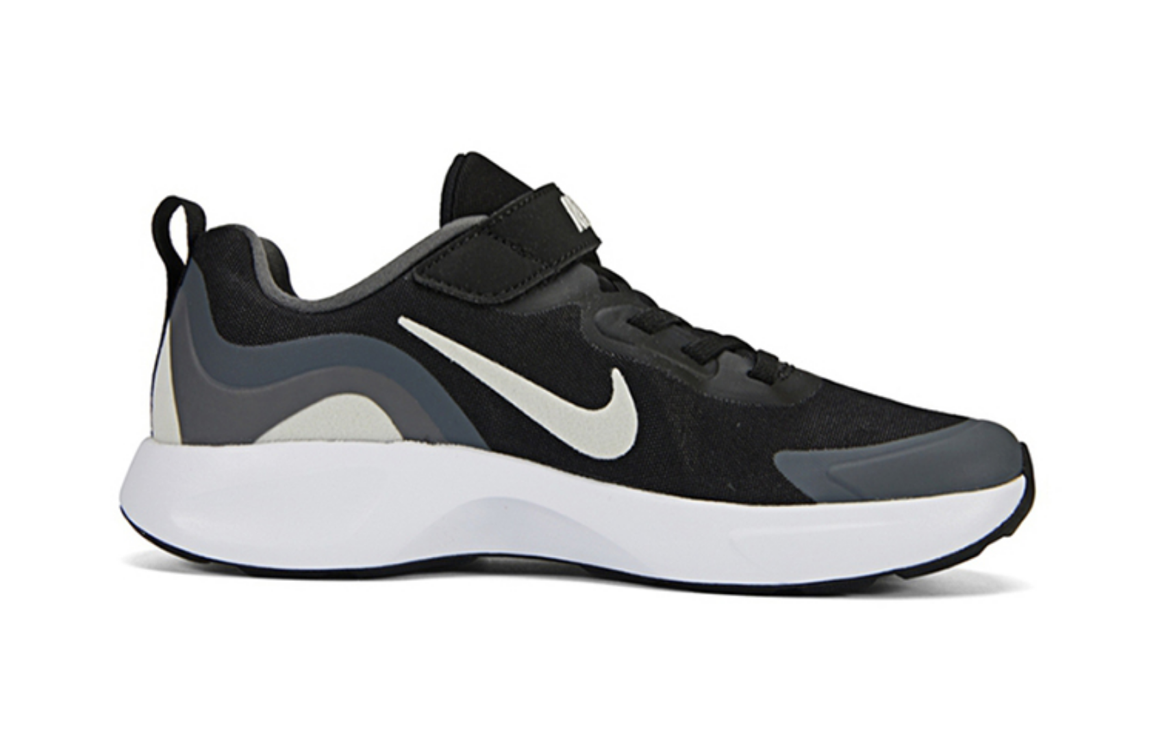 Фото № 2 с приближением к товару «‎(BP) Nike WearAllDay Sports Shoes BlackWhiteGrey»