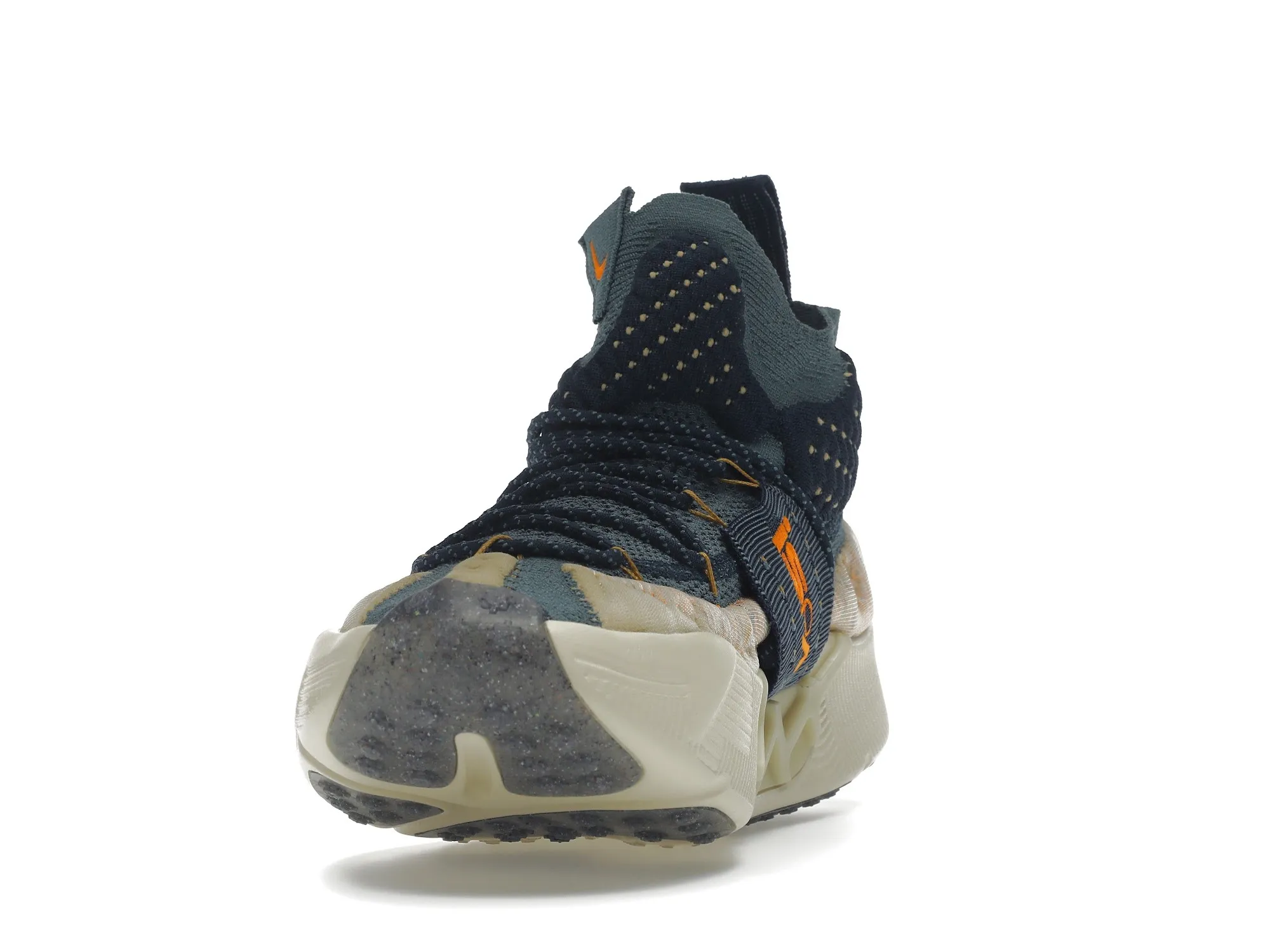 Фото № 2 с приближением к товару «‎Nike ISPA Sense Flyknit Mineral Slate Magma Orange»