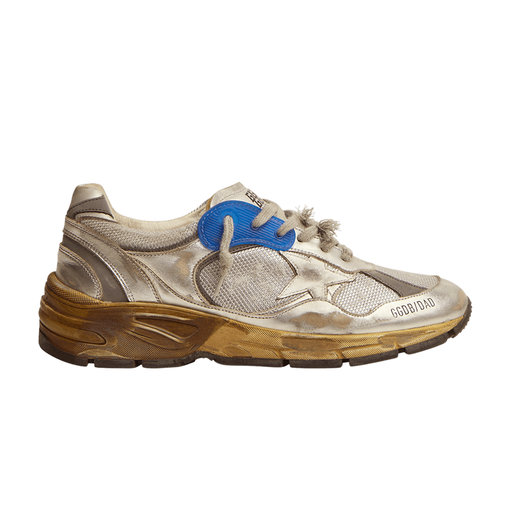 Golden Goose Women's Dad-Star Silver Blue