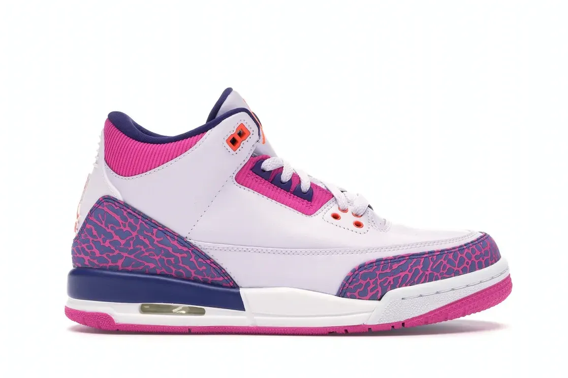 Фото № 1 с приближением к товару «‎Jordan 3 Retro Barely Grape »