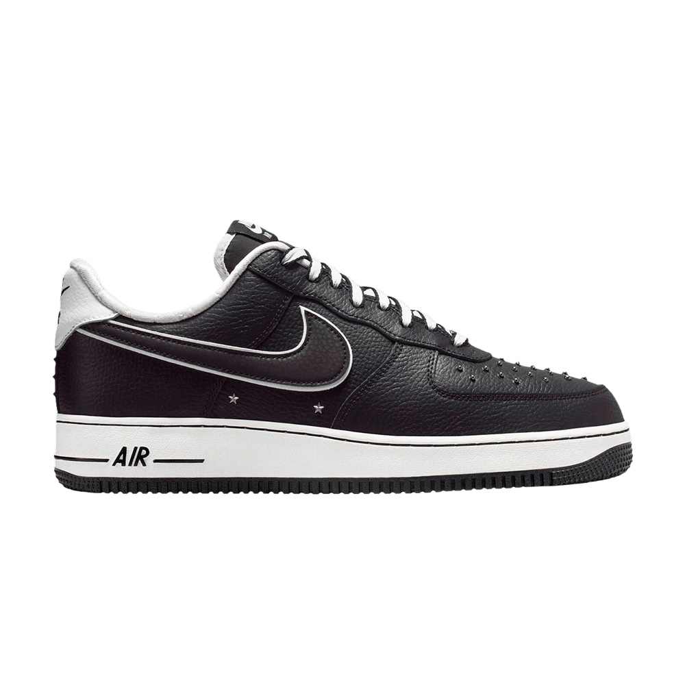 Nike Air Force 1 07 Premium Black White Metallic Dark Grey