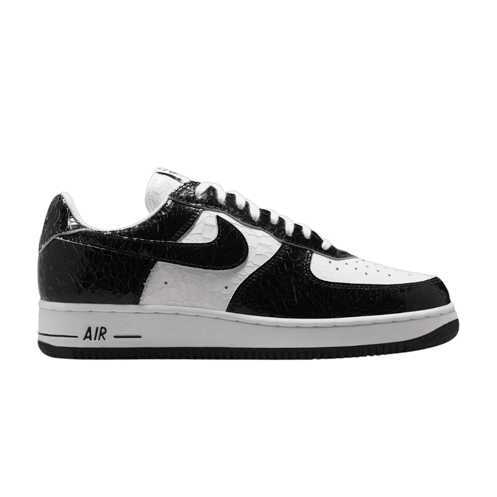 Nike Air Force 1 01 Cracked Leather Black White*