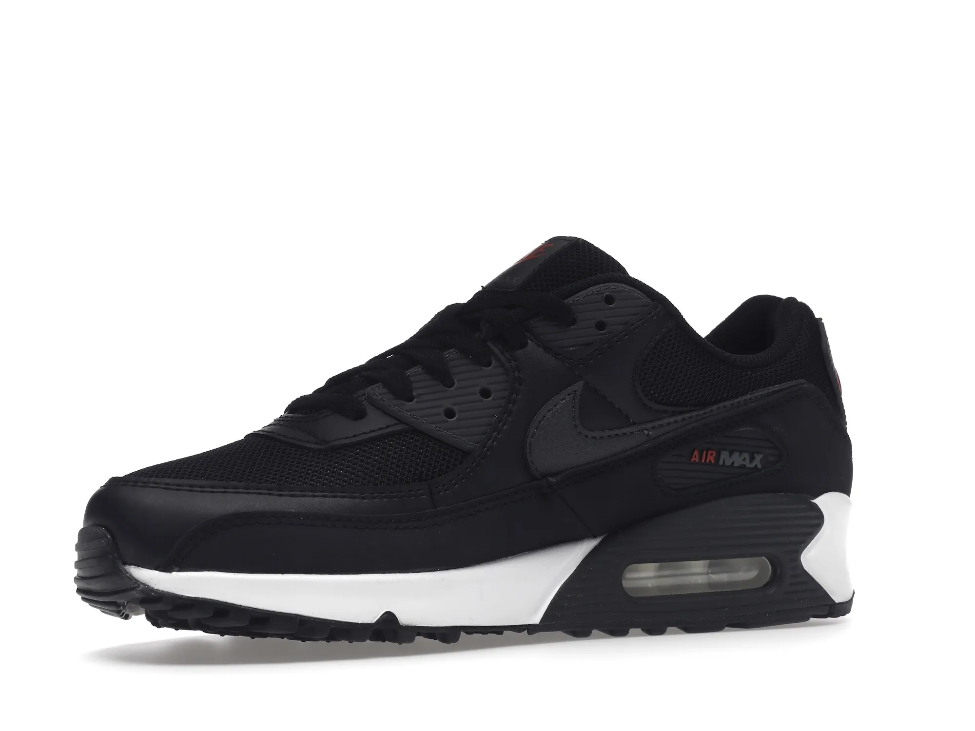 Фото № 3 с приближением к товару «‎Nike Air Max 90 Black University Red»