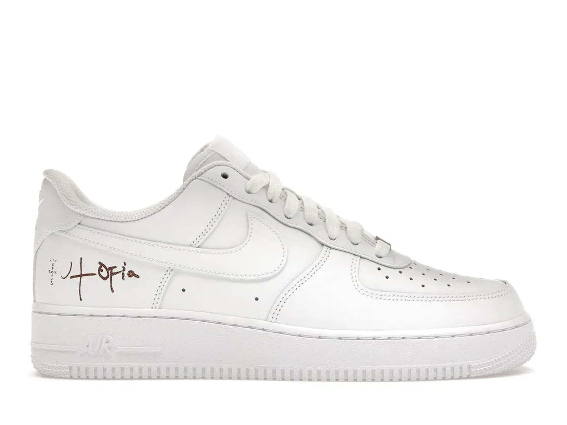Фото № 1 с приближением к товару «‎Nike Air Force 1 Low '07 White (Travis Scott Cactus Jack Utopia Edition)»