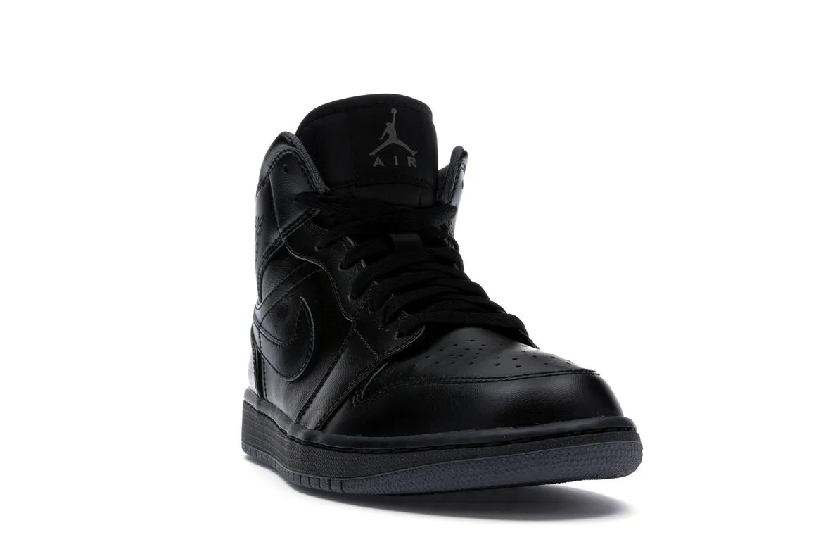 Фото № 3 с приближением к товару «‎Jordan 1 Retro Mid Black (2016)»