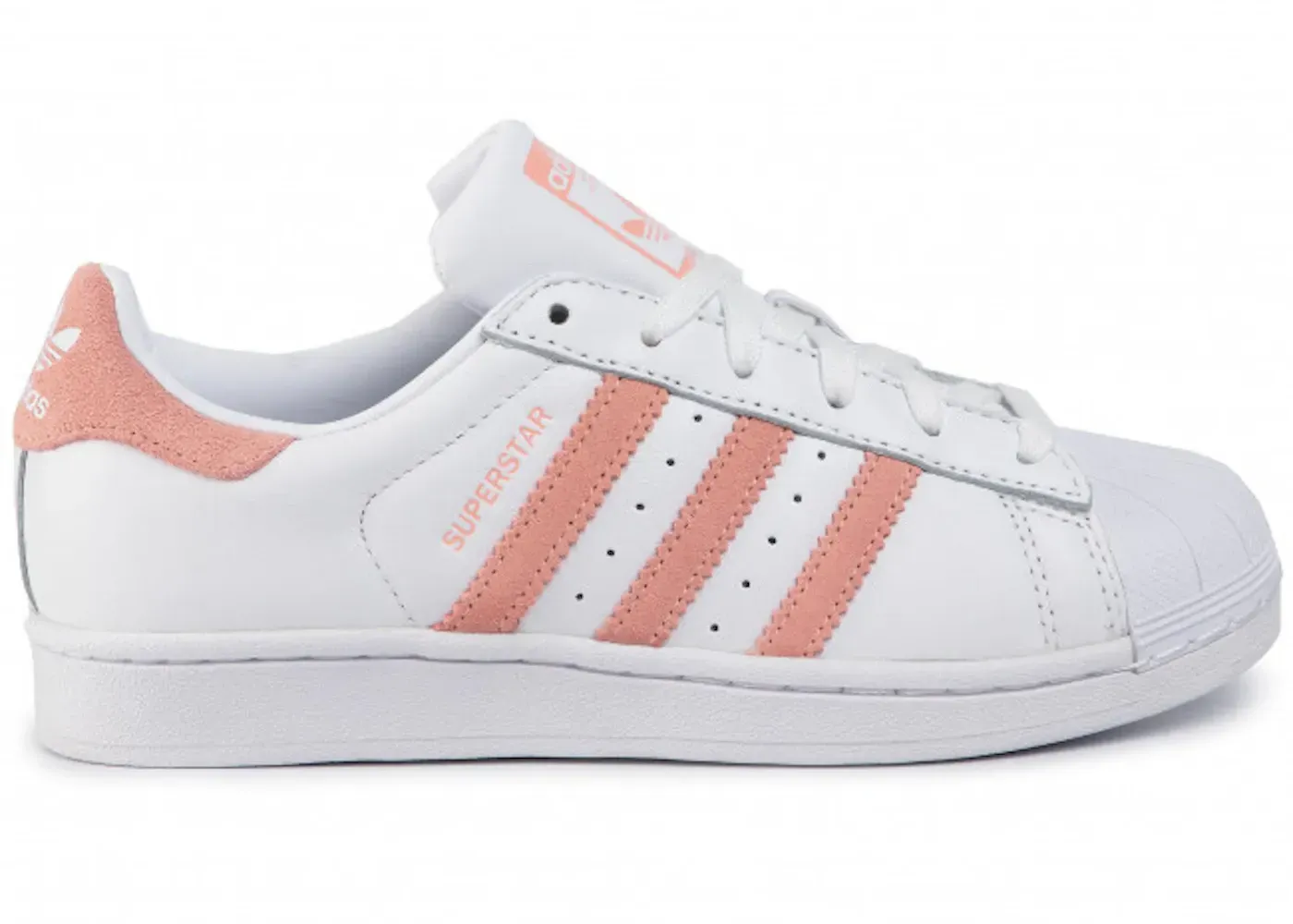 Фото № 1 с приближением к товару «‎adidas Superstar White Glow Pink »