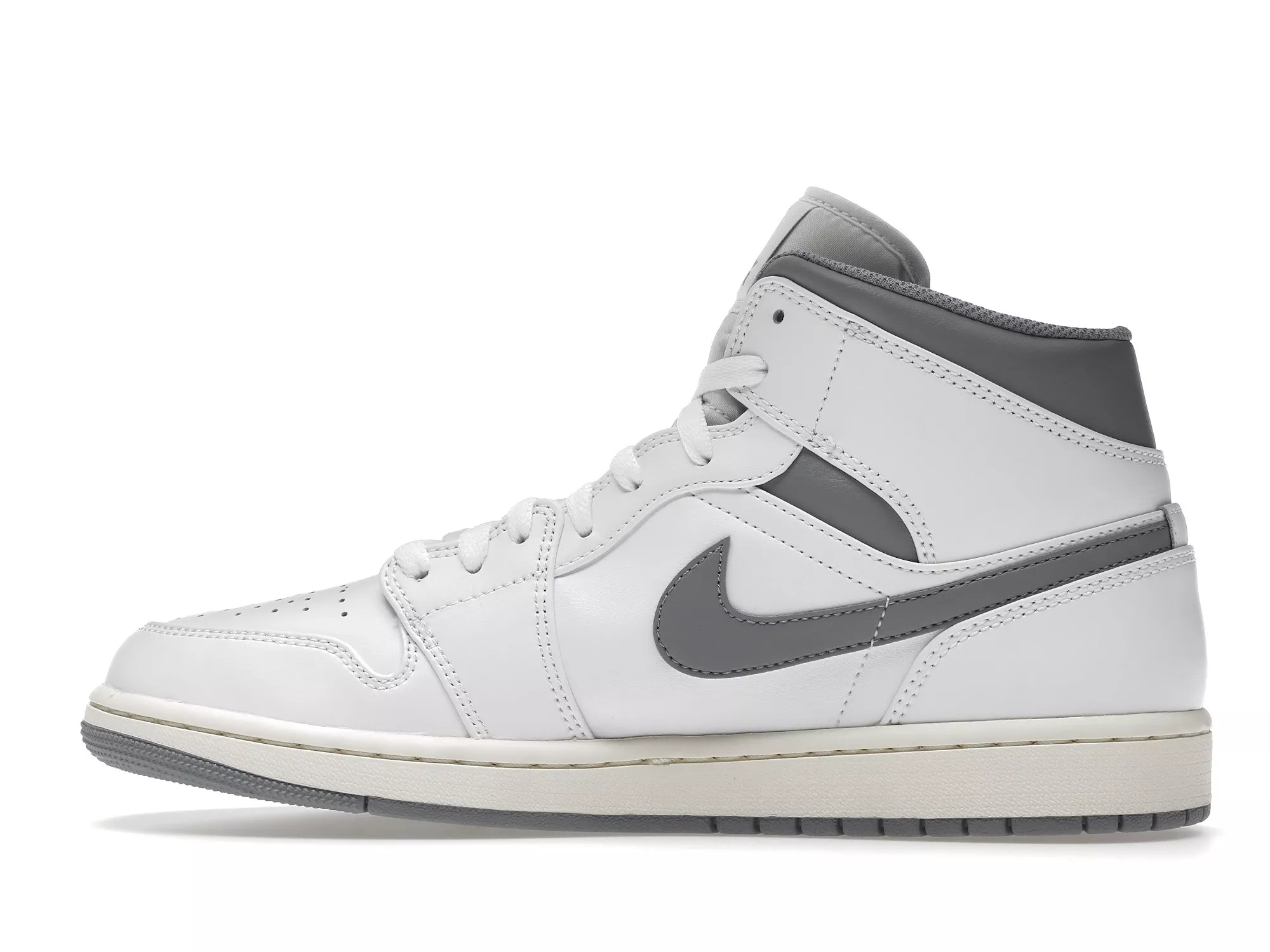 Фото № 6 с приближением к товару «‎Air Jordan 1 Mid Neutral Grey»