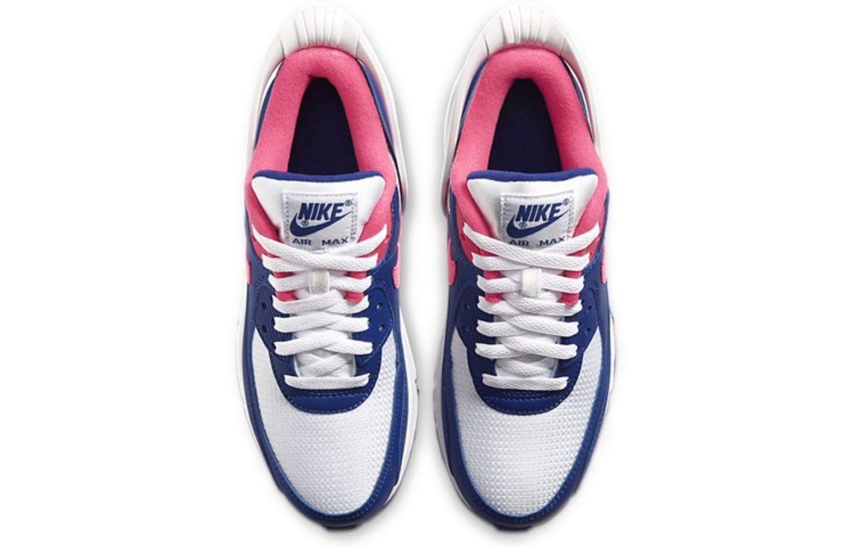 Фото № 4 с приближением к товару «‎Nike Air Max 90 FlyEase 'Pink Blue'»