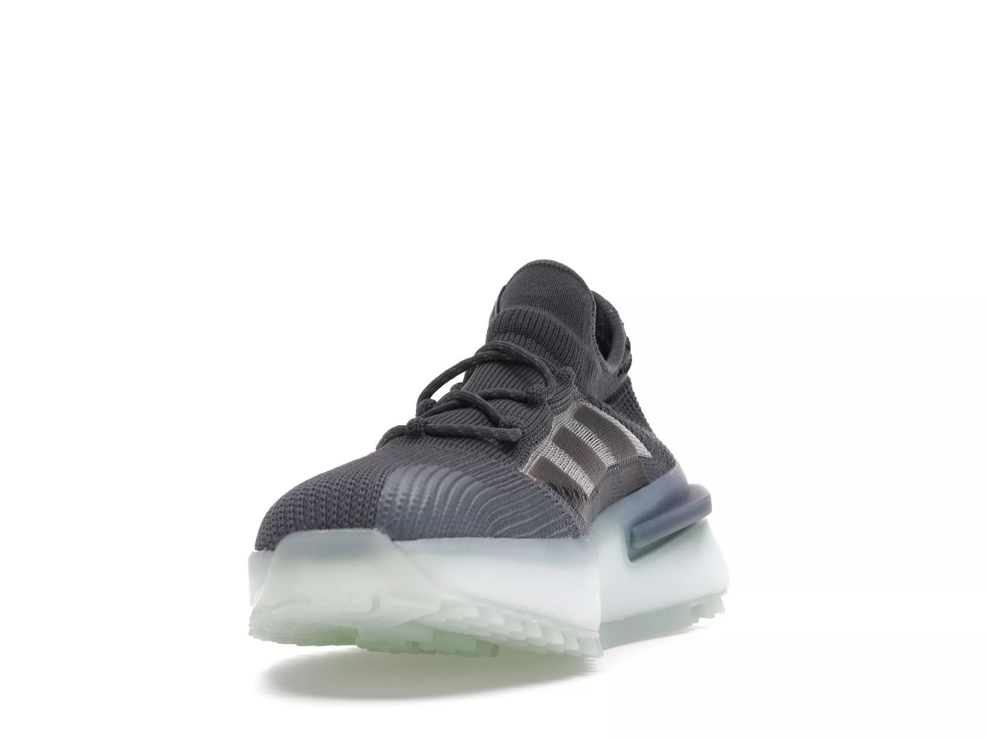 Фото № 2 с приближением к товару «‎adidas NMD S1 Grey Green Glow»