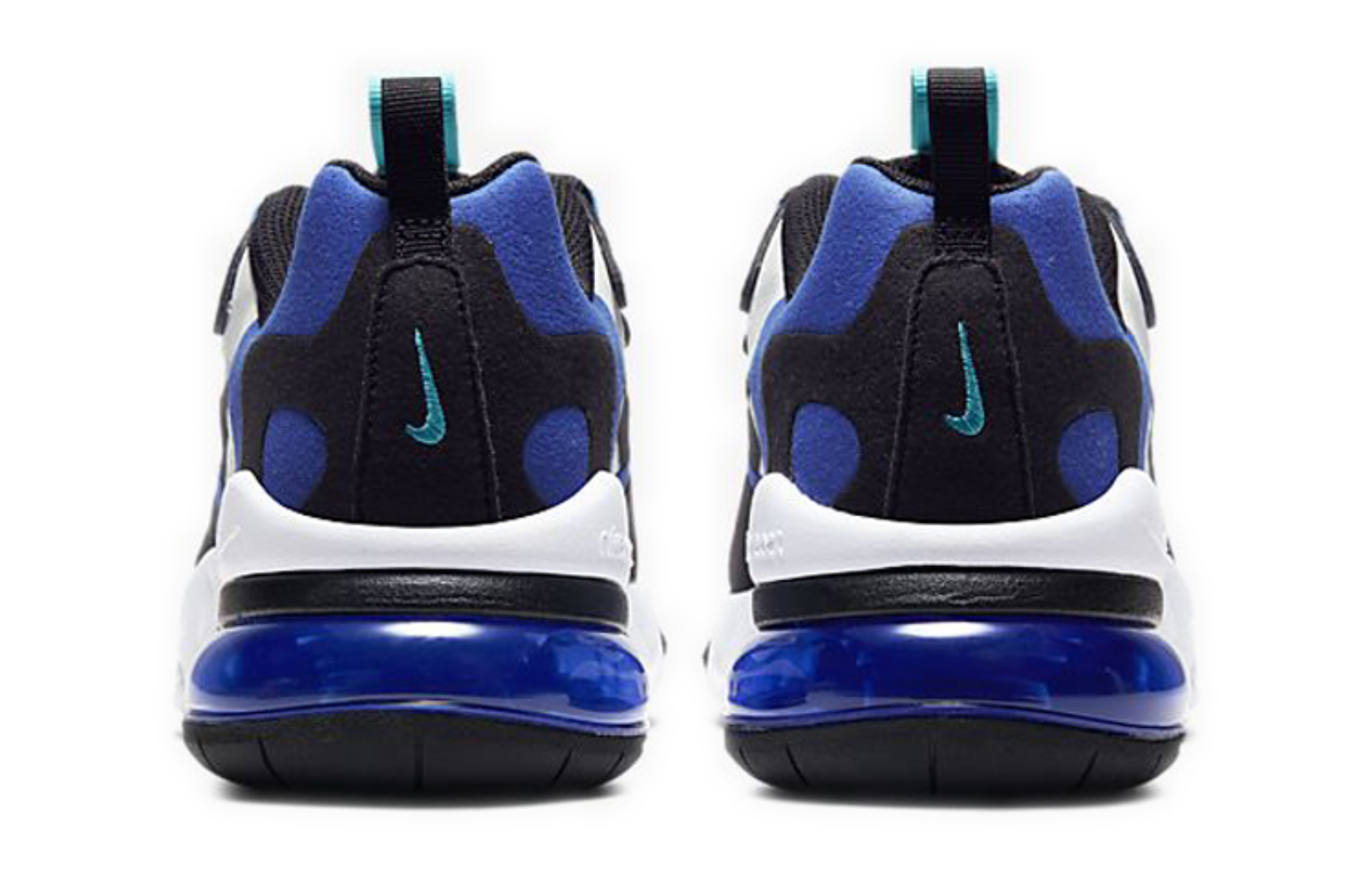 Фото № 4 с приближением к товару «‎Nike Air Max 270 React GS 'Oracle Aqua Blue'»