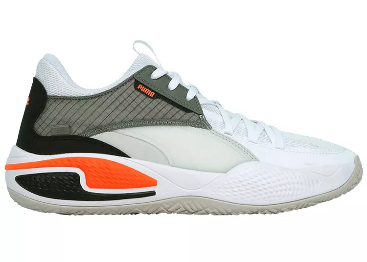 Фото № 1 с приближением к товару «‎Puma Court Rider White Energy Red»