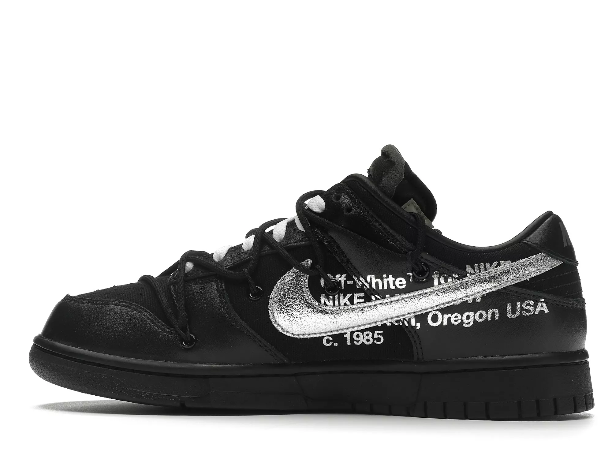 Фото № 2 с приближением к товару «‎Nike Dunk Low Off-White Lot 50»