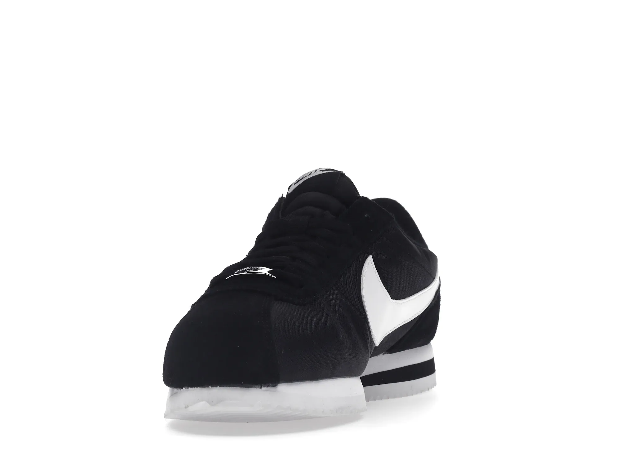 Фото № 3 с приближением к товару «‎Nike Cortez Basic Nylon Black White-Metallic Silver»