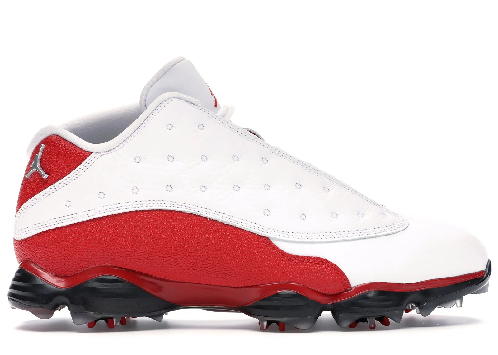 Jordan 13 Retro Golf Cleat White Red