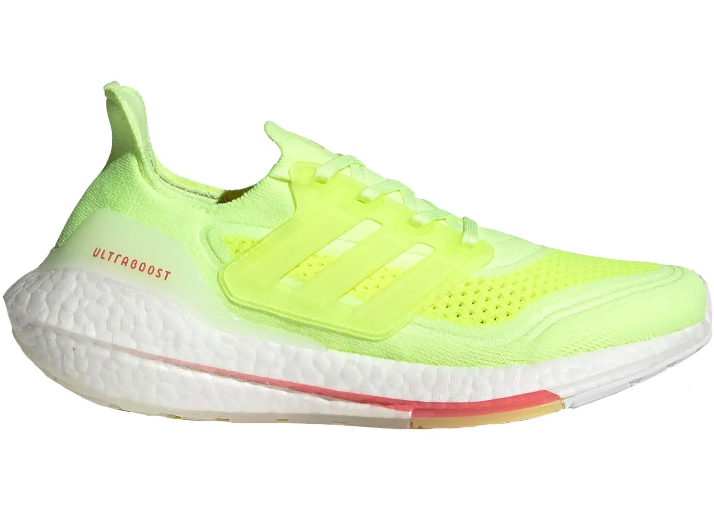 Фото № 1 с приближением к товару «‎adidas Ultra Boost 21 Hi-Res Yellow Hazy Rose »