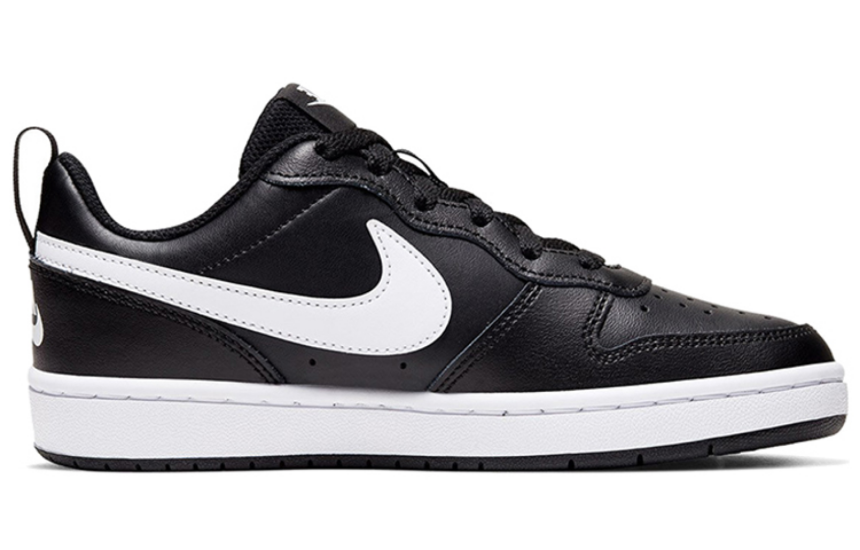 Фото № 2 с приближением к товару «‎Nike Court Borought Low (GS) BlackWhite»