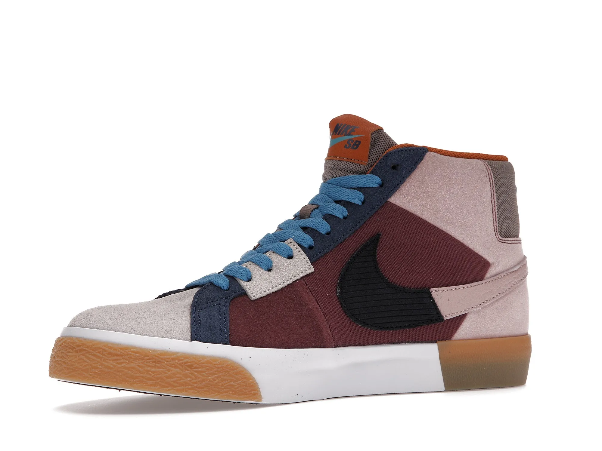 Фото № 3 с приближением к товару «‎Nike SB Blazer Mid Mosaic Brown»
