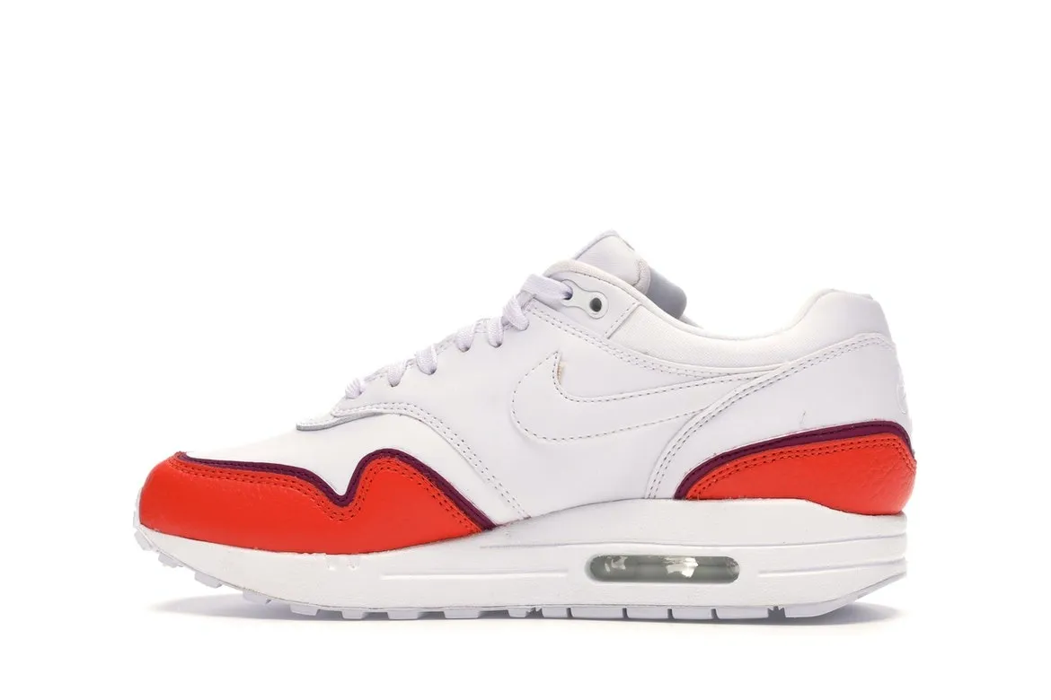 Фото № 5 с приближением к товару «‎Nike Air Max 1 Liner White Red »