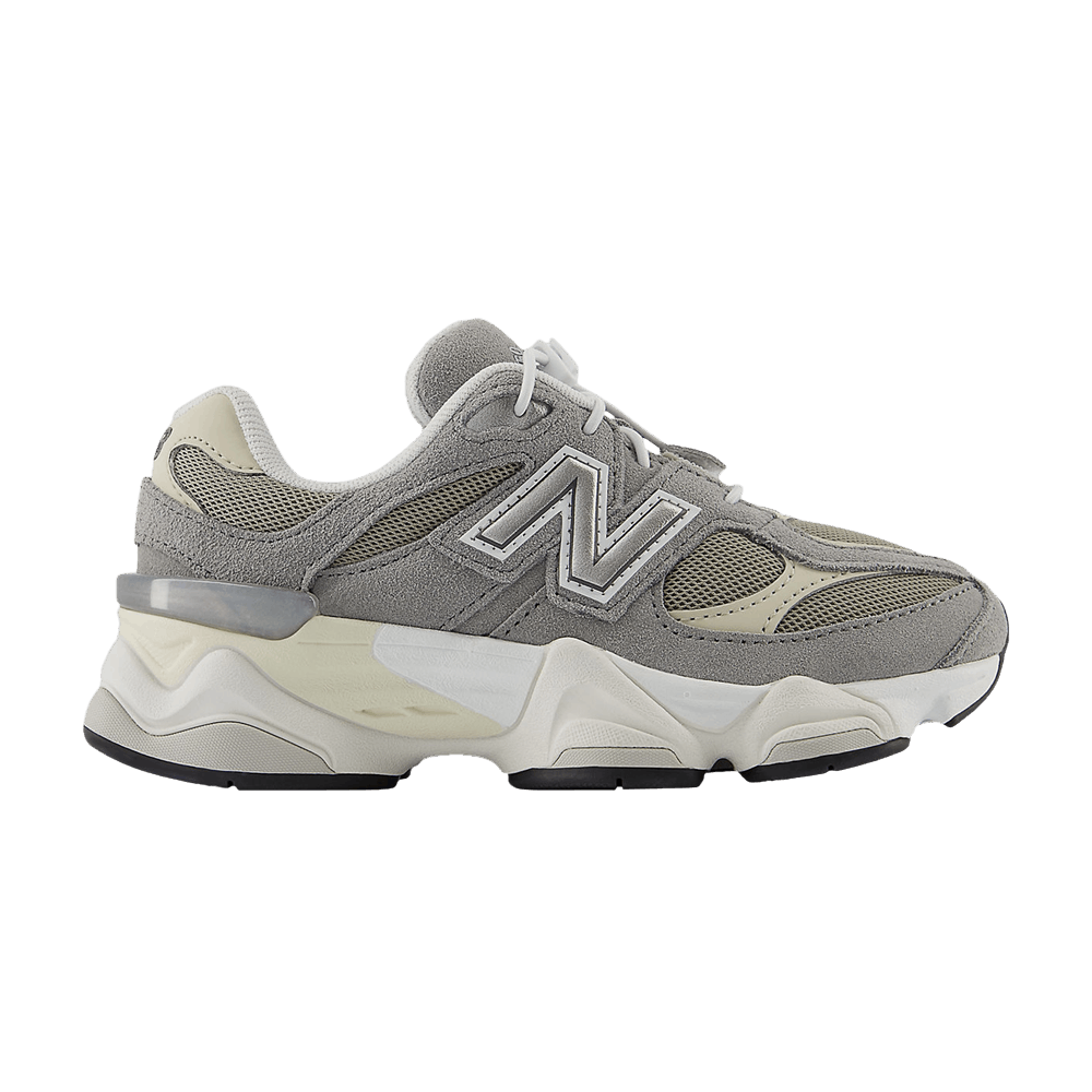 New Balance 9060 Bungee Lace Little Kid Slate Grey Timberwolf