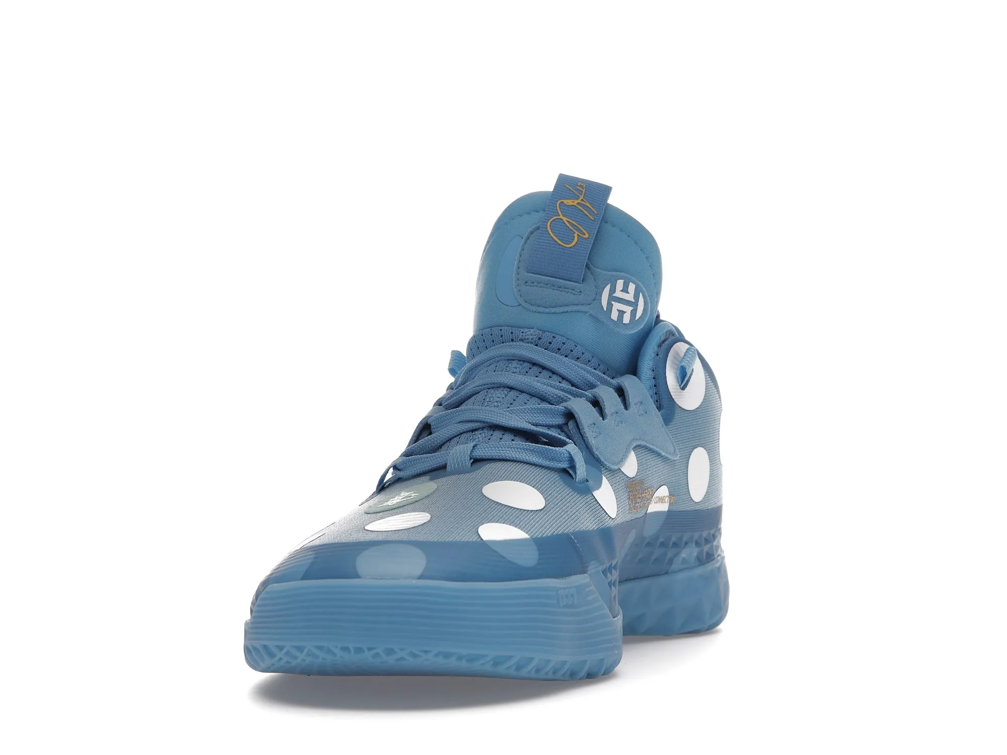 Фото № 2 с приближением к товару «‎adidas Harden Vol. 5 Futurenatural Light Blue Polka Dot»