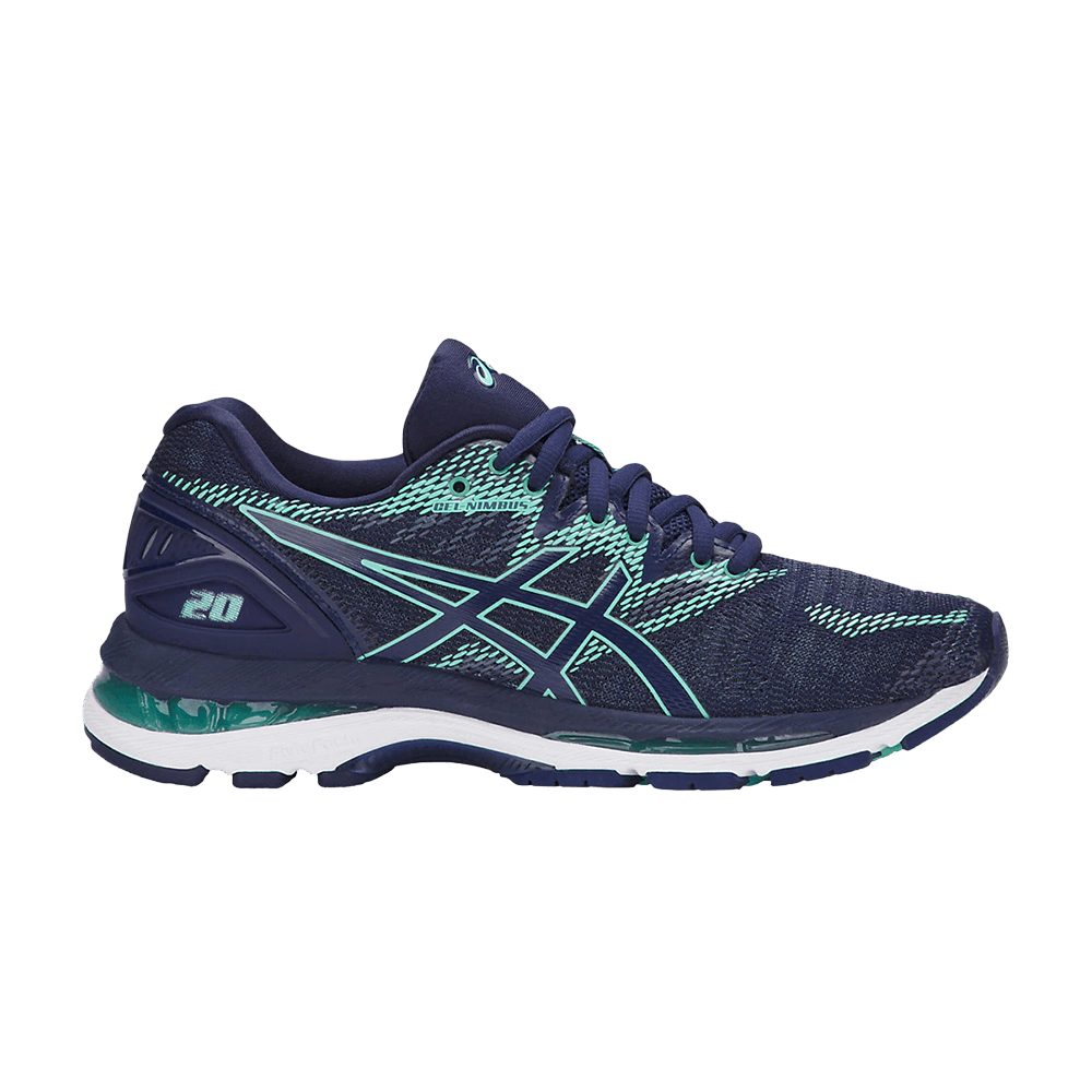 Asics Women's Gel Nimbus 20 Indigo Blue Opal Green