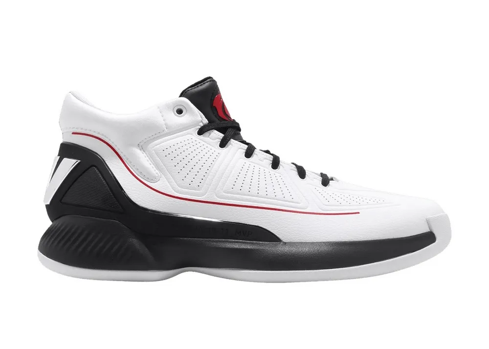 Фото № 1 с приближением к товару «‎adidas D Rose 10 White Black Red»