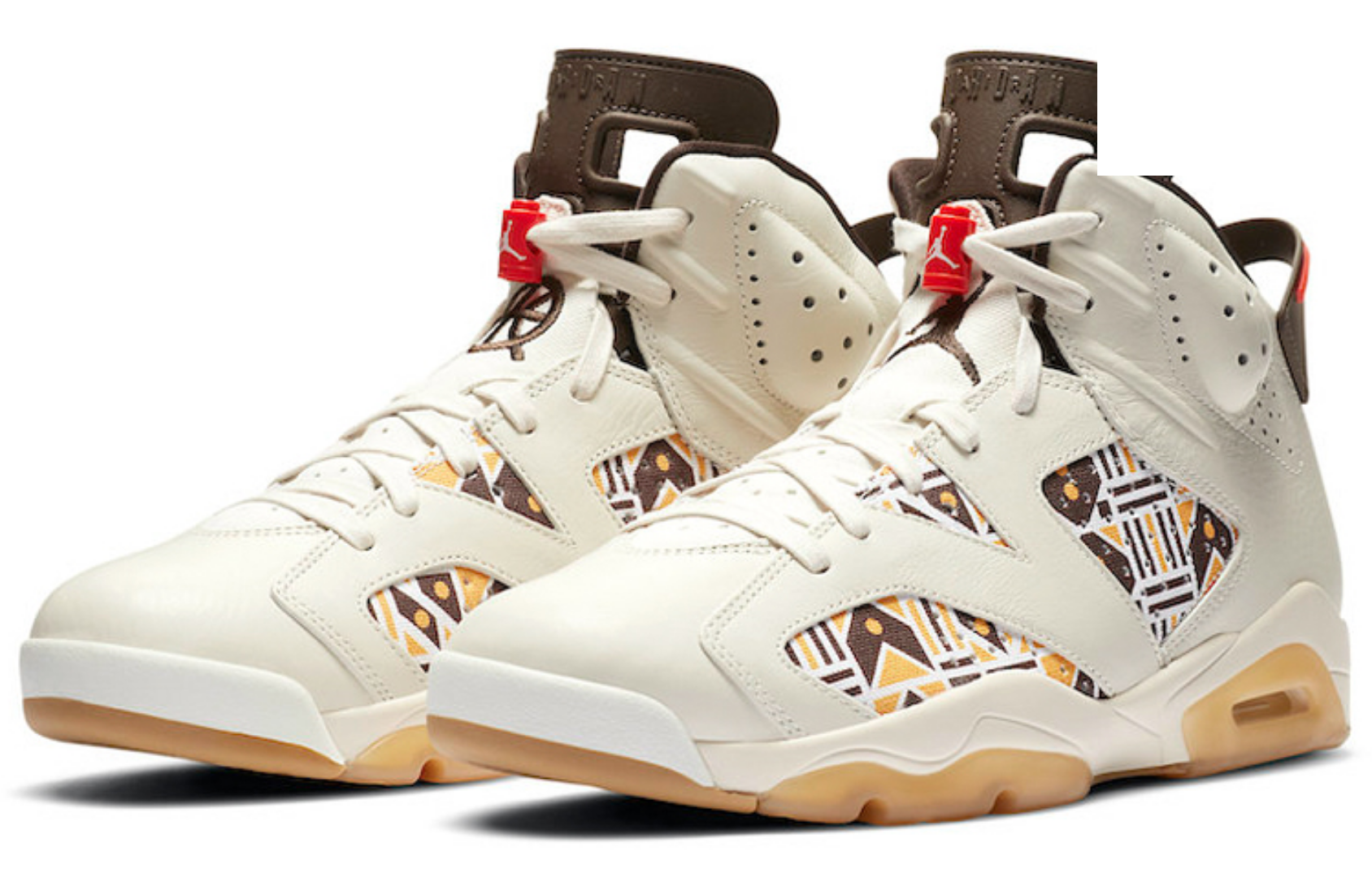 Фото № 3 с приближением к товару «‎Air Jordan 6 Retro 'Quai 54 - Sail Gum'»