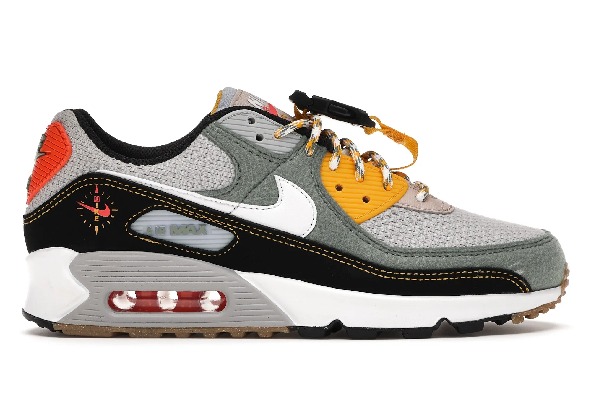 Фото № 1 с приближением к товару «‎Nike Air Max 90 Buckle Spiral Sage»