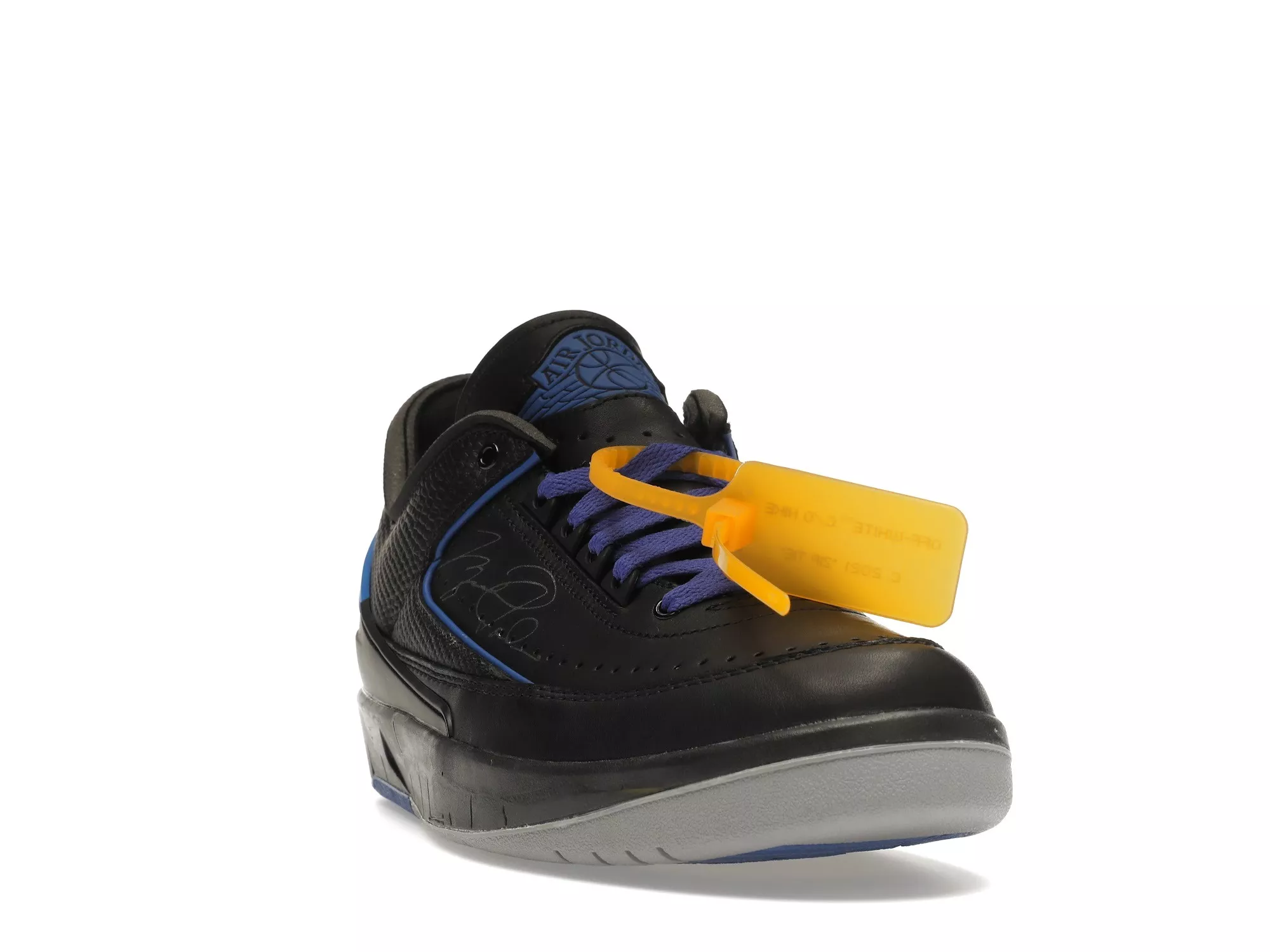 Фото № 2 с приближением к товару «‎Jordan 2 Retro Low SP Off-White Black Blue»