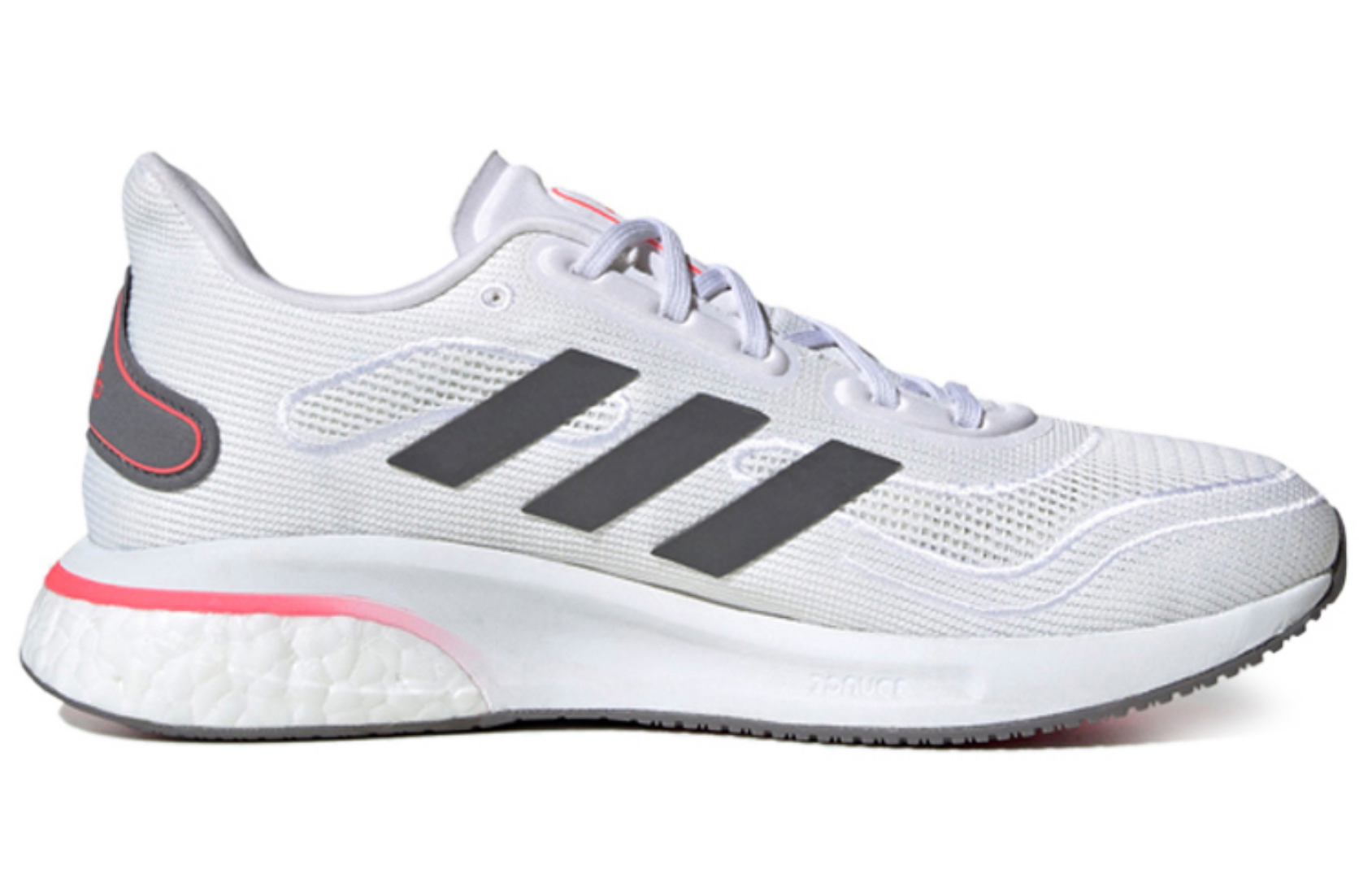 Фото № 2 с приближением к товару «‎Adidas Supernova Running Shoes White Signal Pink»