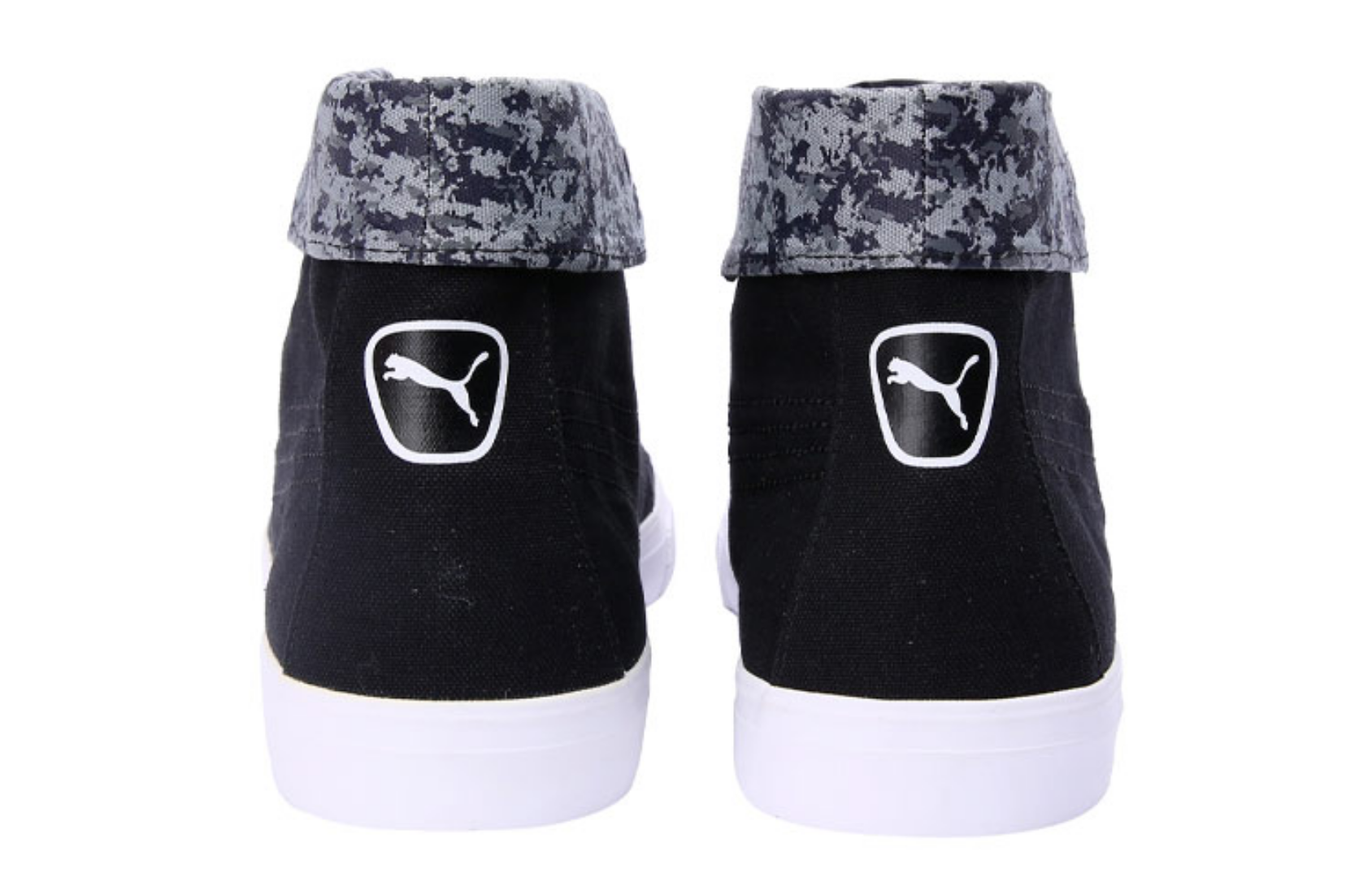 Фото № 4 с приближением к товару «‎Puma Rap Mid Graphic Lace Idp Sneakers BlackWhite»