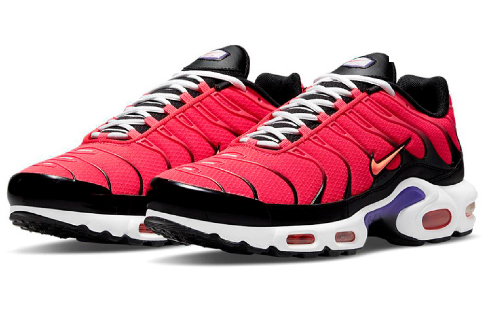 Фото № 3 с приближением к товару «‎Nike Air Max Plus "Bright Crimson" RedBlackPurple»