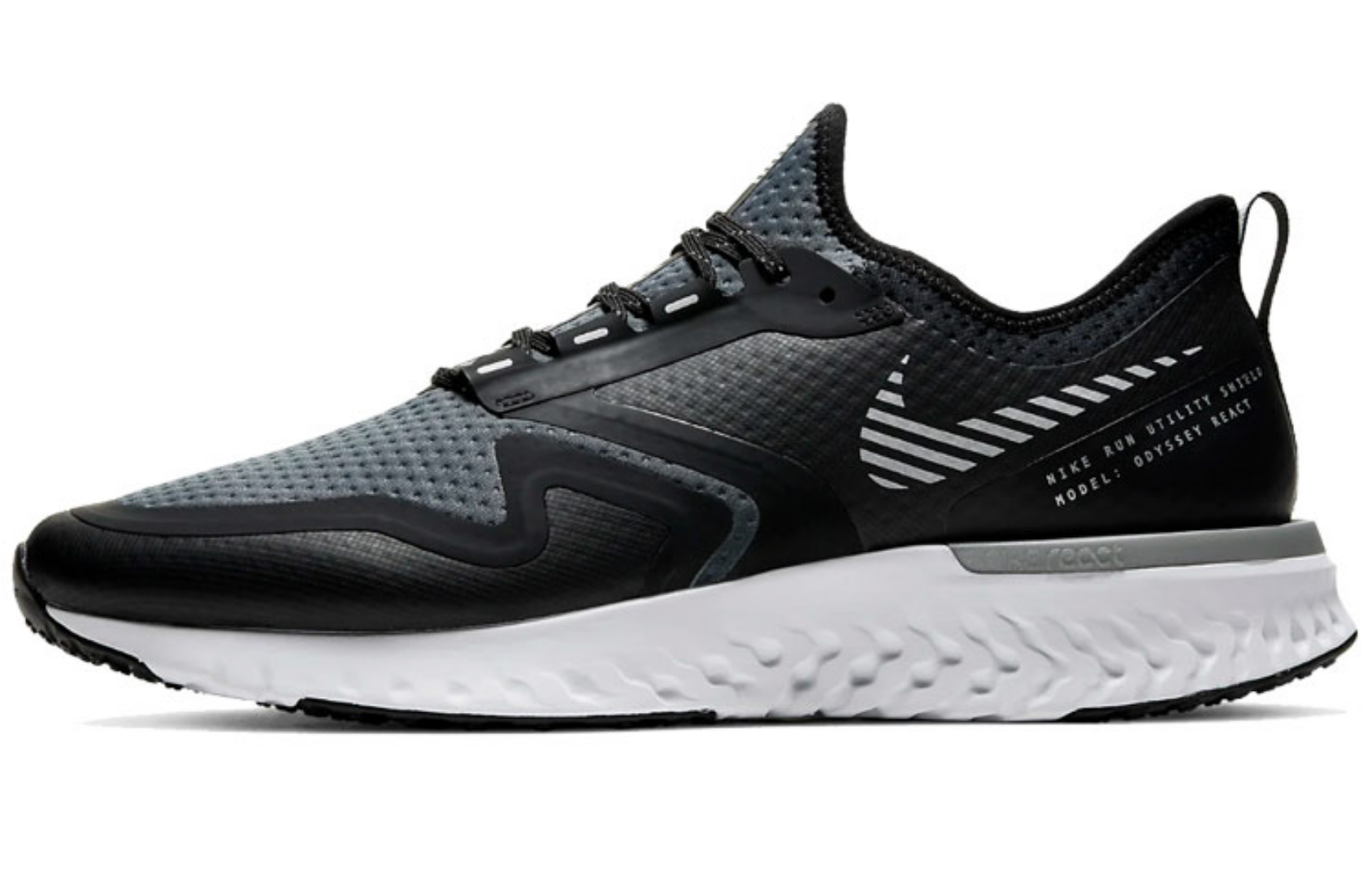 Фото № 1 с приближением к товару «‎Nike Odyssey React Shield 2 'Black Cool Grey'»