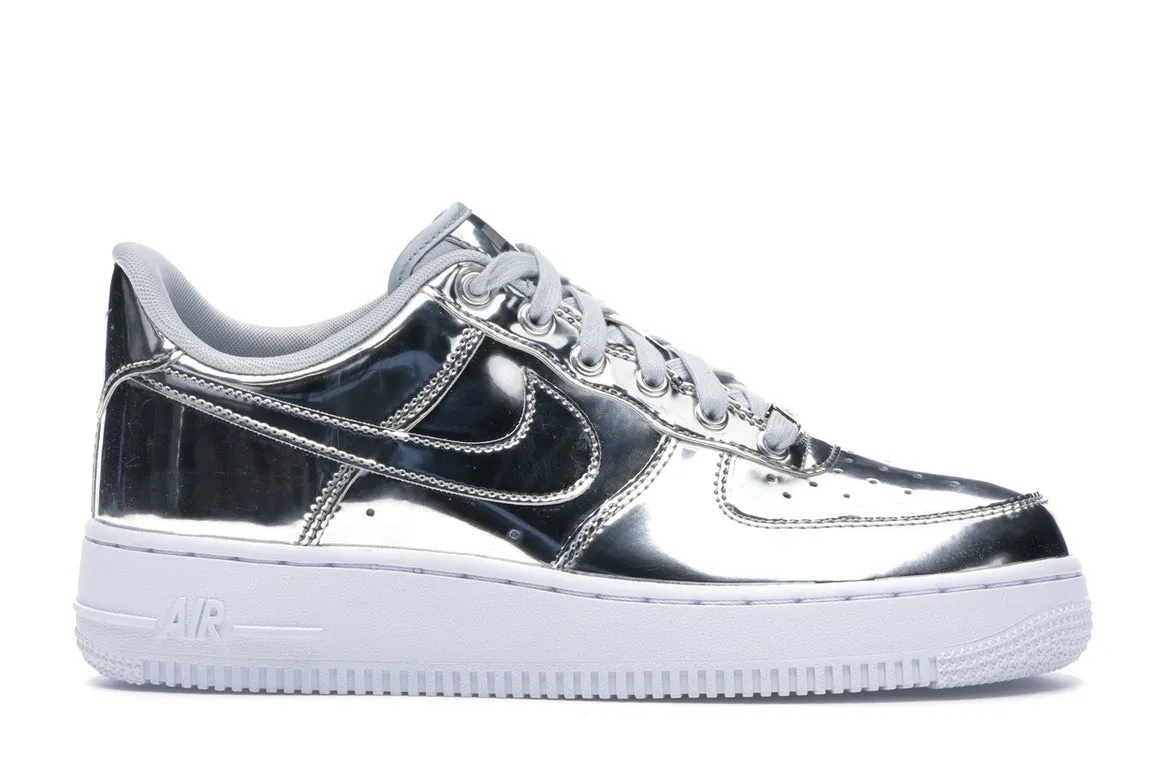 Фото № 1 с приближением к товару «‎Nike Air Force 1 Low Metallic Chrome »