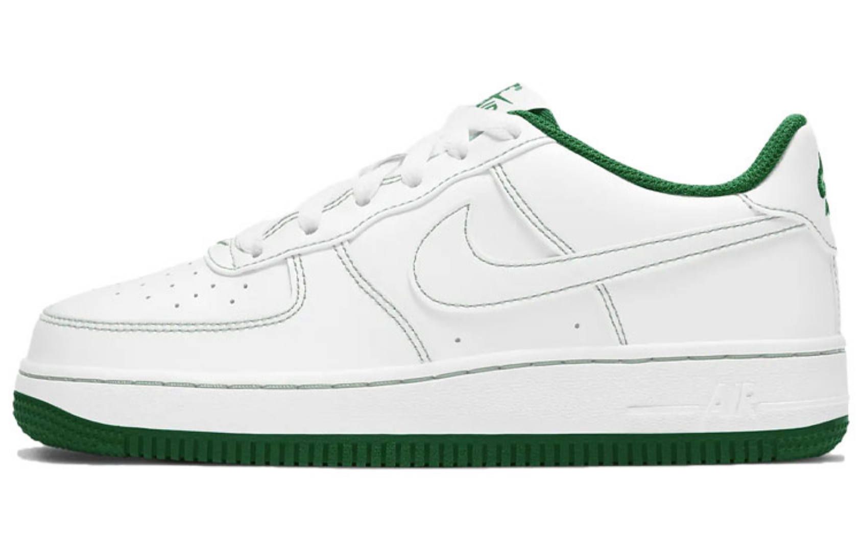 Фото № 1 с приближением к товару «‎Nike Air Force 1 Low (GS) WhiteGreen»