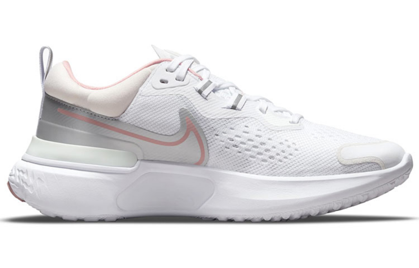 Фото № 2 с приближением к товару «‎Nike React Miler 2 Wmns WhiteSilverPink»