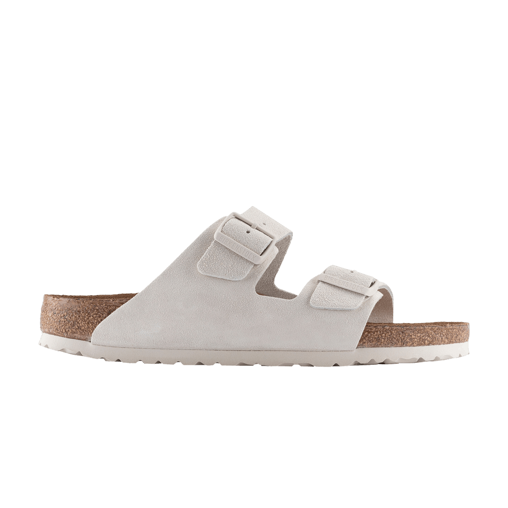 Birkenstock Arizona Soft Footbed Narrow Antique White