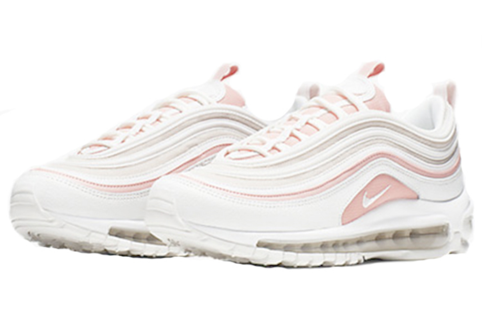 Фото № 3 с приближением к товару «‎Nike Air Max 97 Summit White Bleached Coral (W)»