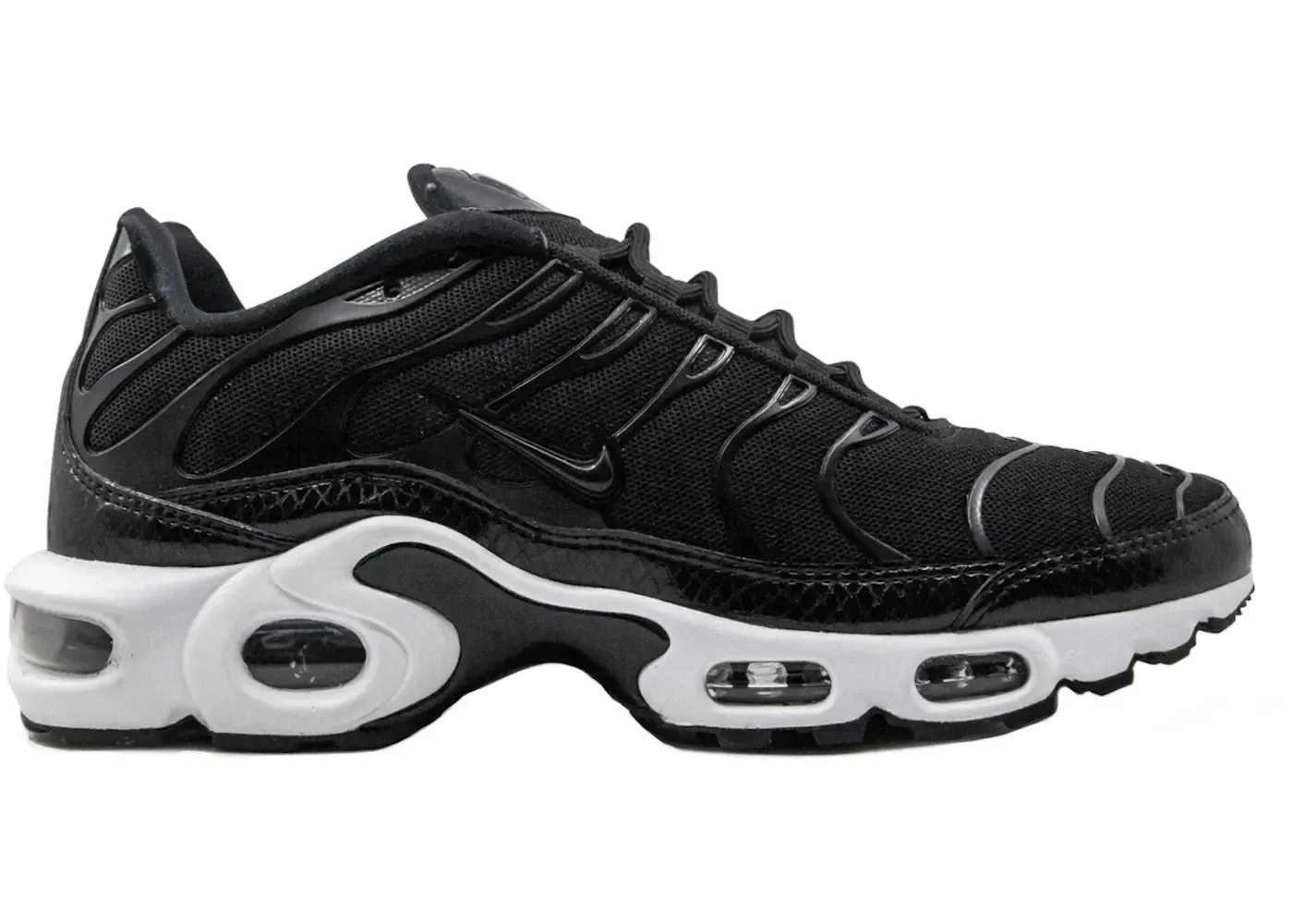 Фото № 1 с приближением к товару «‎Nike Air Max Plus SE Black Snakeskin White »