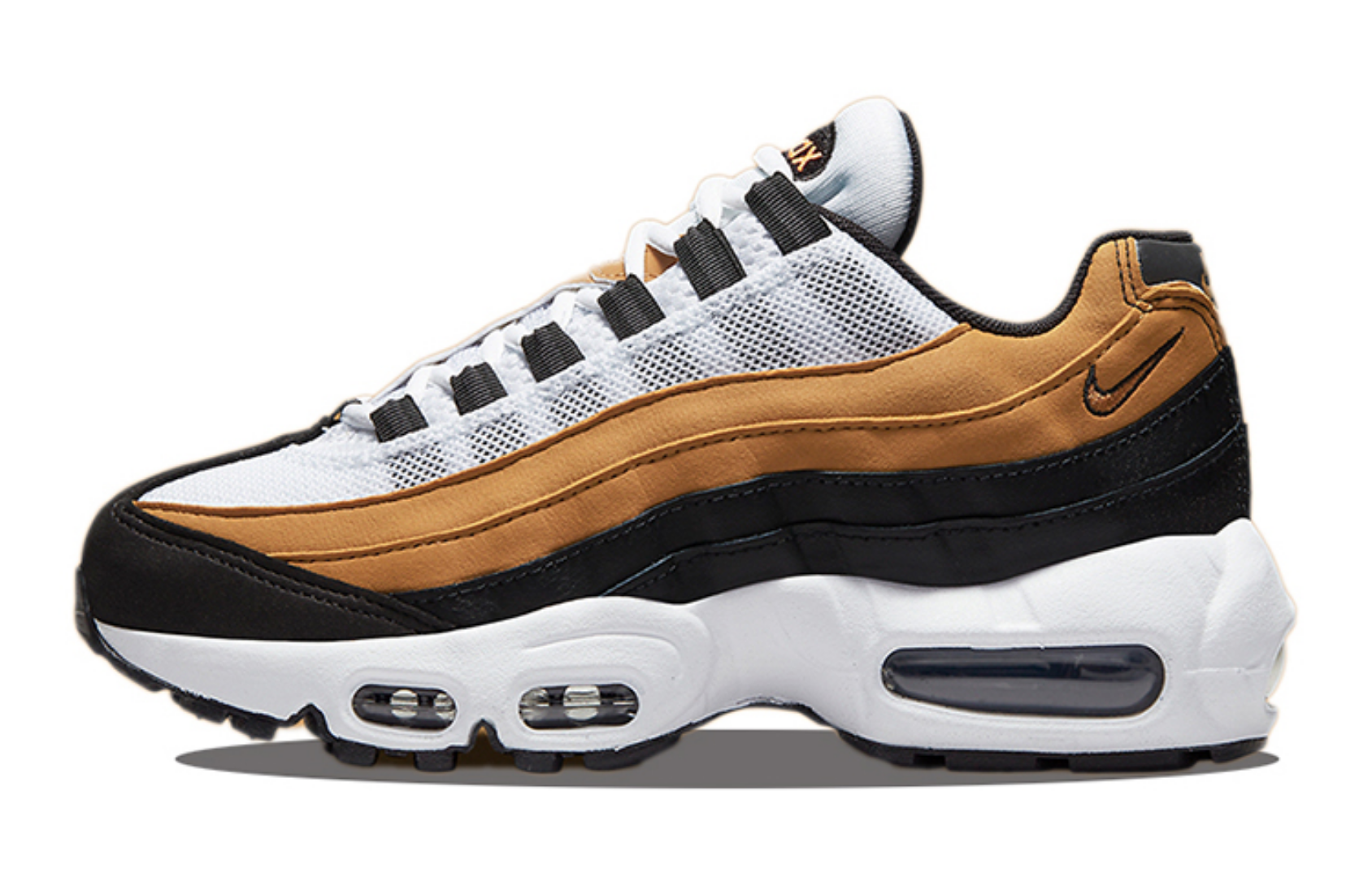 Фото № 1 с приближением к товару «‎Nike Air Max 95 Recraft (GS) Comfortable Running Shoes BrownChestnut»