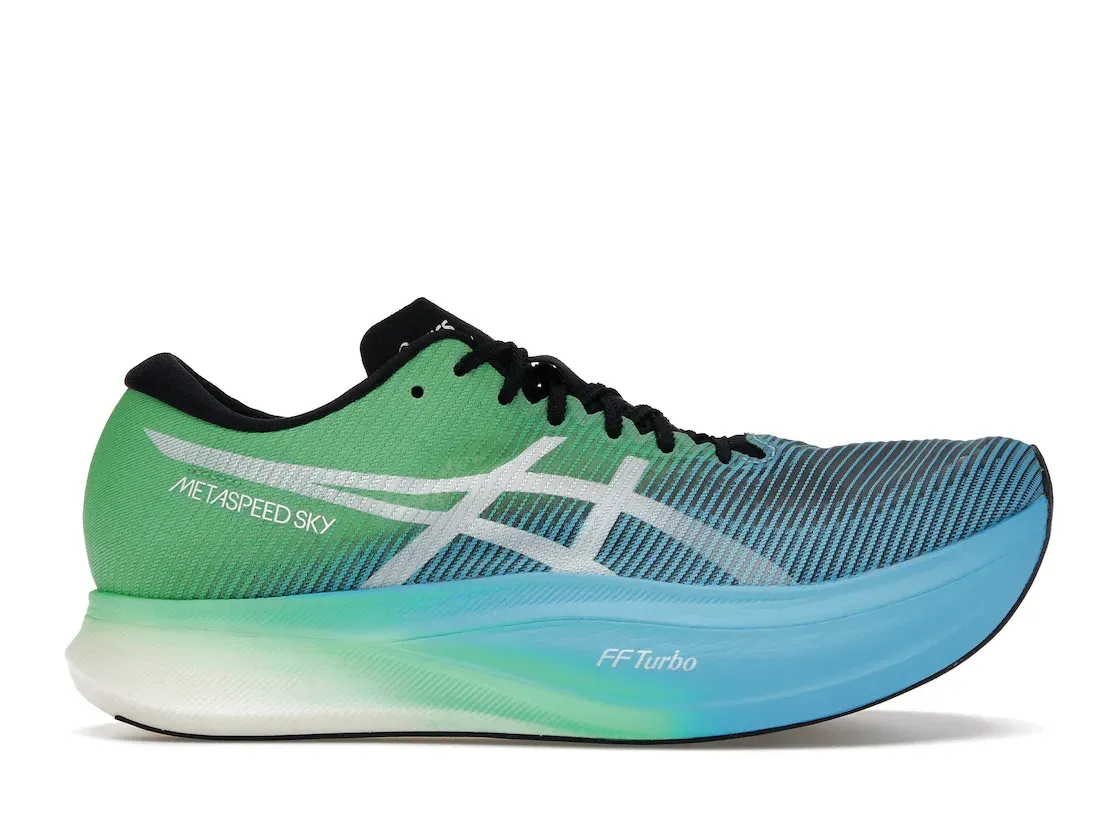 Фото № 1 с приближением к товару «‎ASICS Metaspeed Sky+ New Leaf Green Blue»