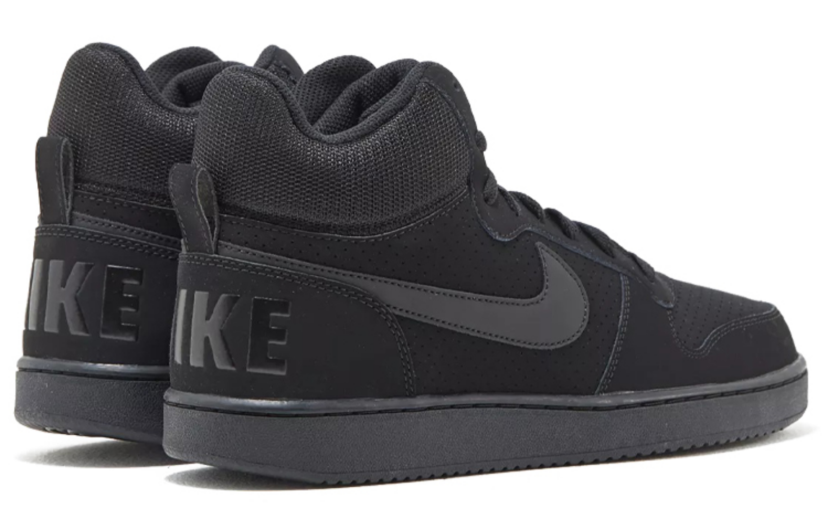 Фото № 3 с приближением к товару «‎Nike Court Borough Mid Black»
