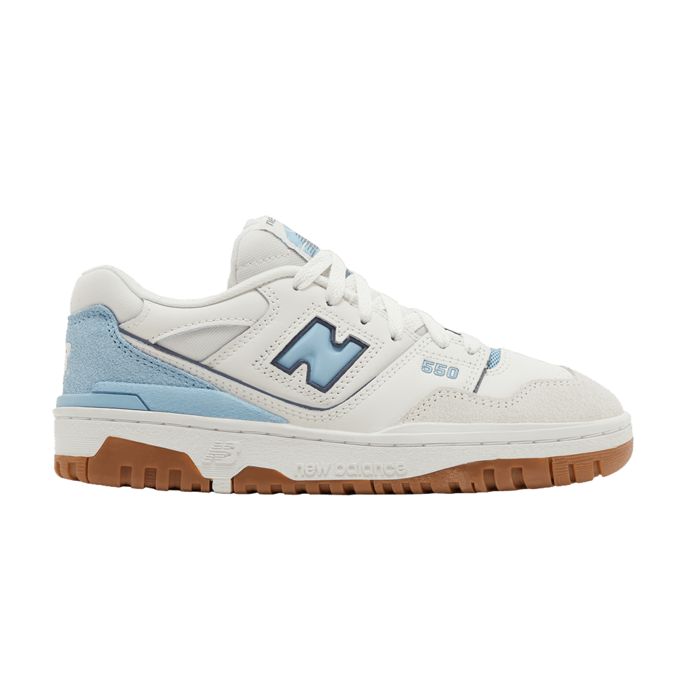 New Balance 550 Big Kid White Blue Gum