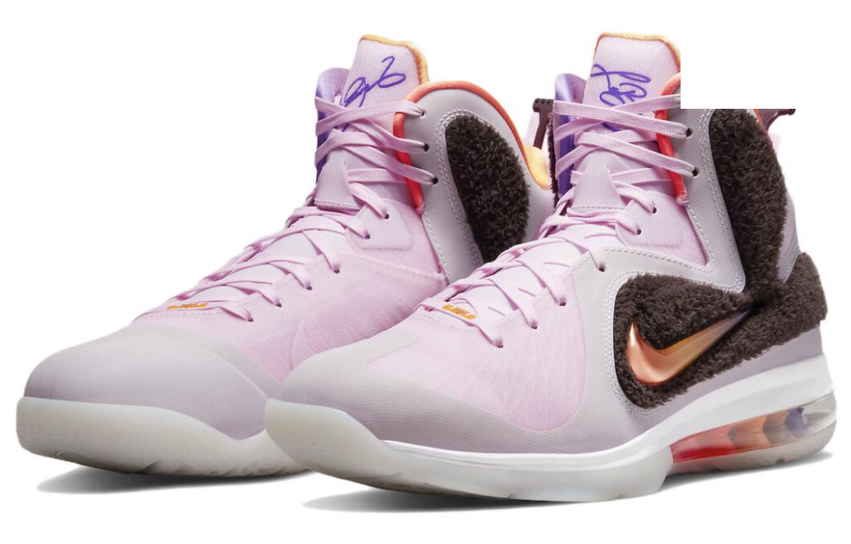 Фото № 3 с приближением к товару «‎Nike LeBron 9 "Regal Pink"»