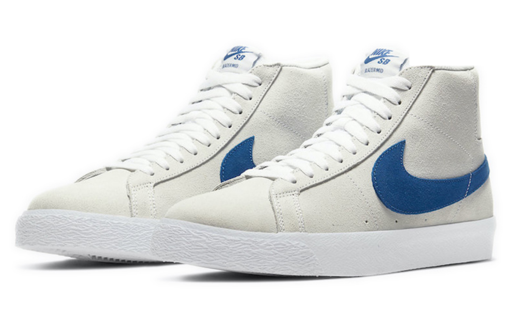 Фото № 3 с приближением к товару «‎Nike SB Zoom Blazer Mid White Team Royal»