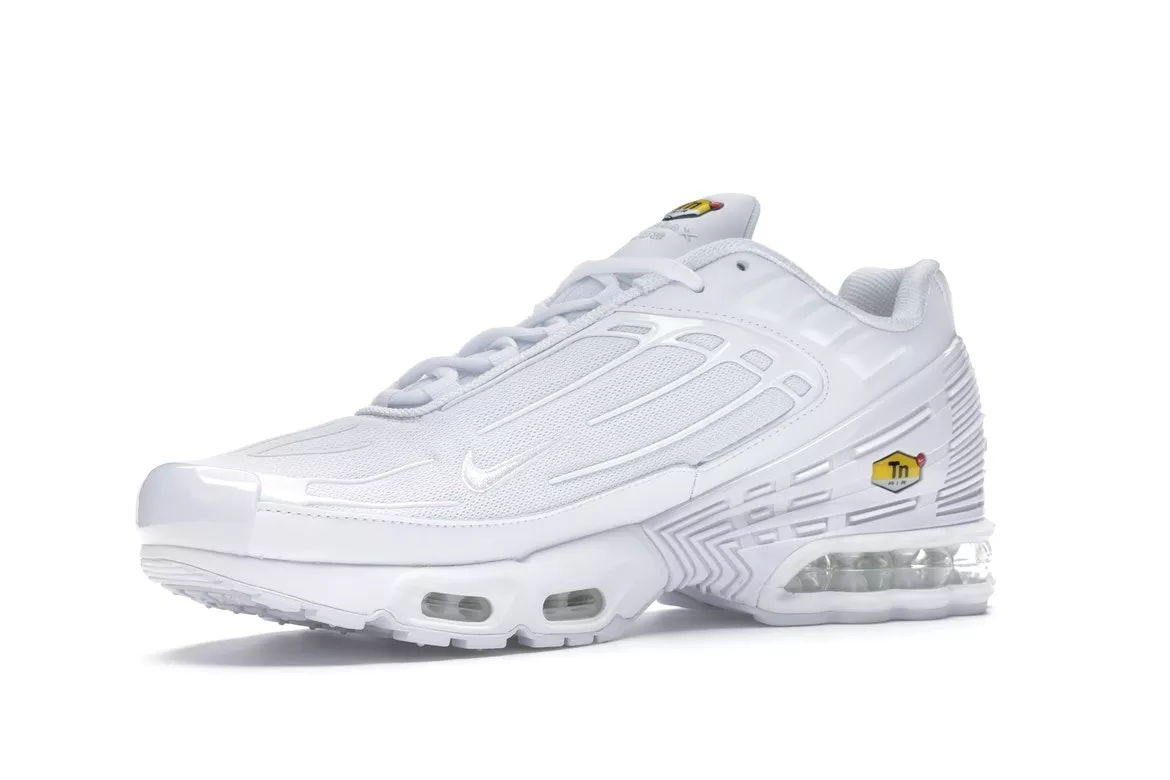 Фото № 2 с приближением к товару «‎Nike Air Max Plus 3 Triple White»