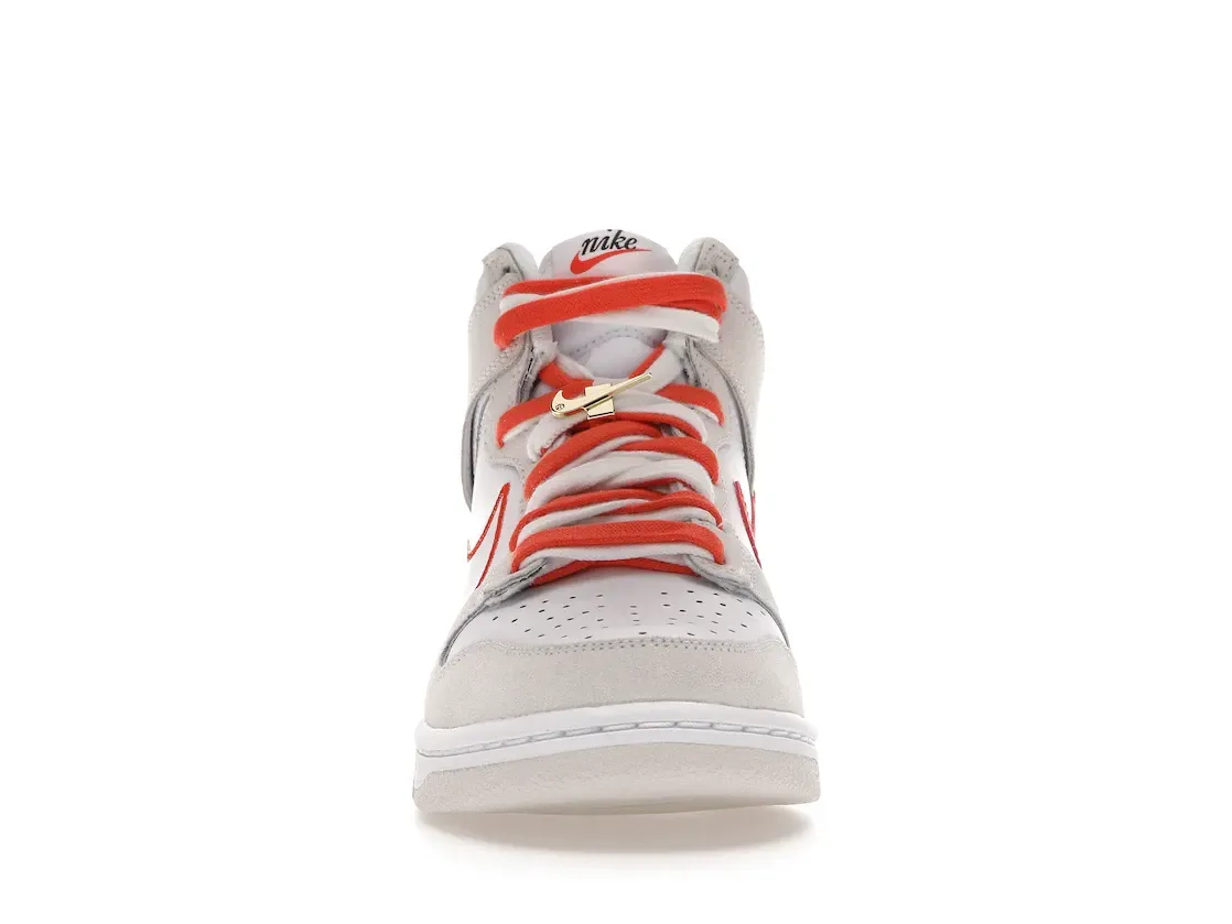 Фото № 2 с приближением к товару «‎Nike Dunk High First Use White Sail Orange »