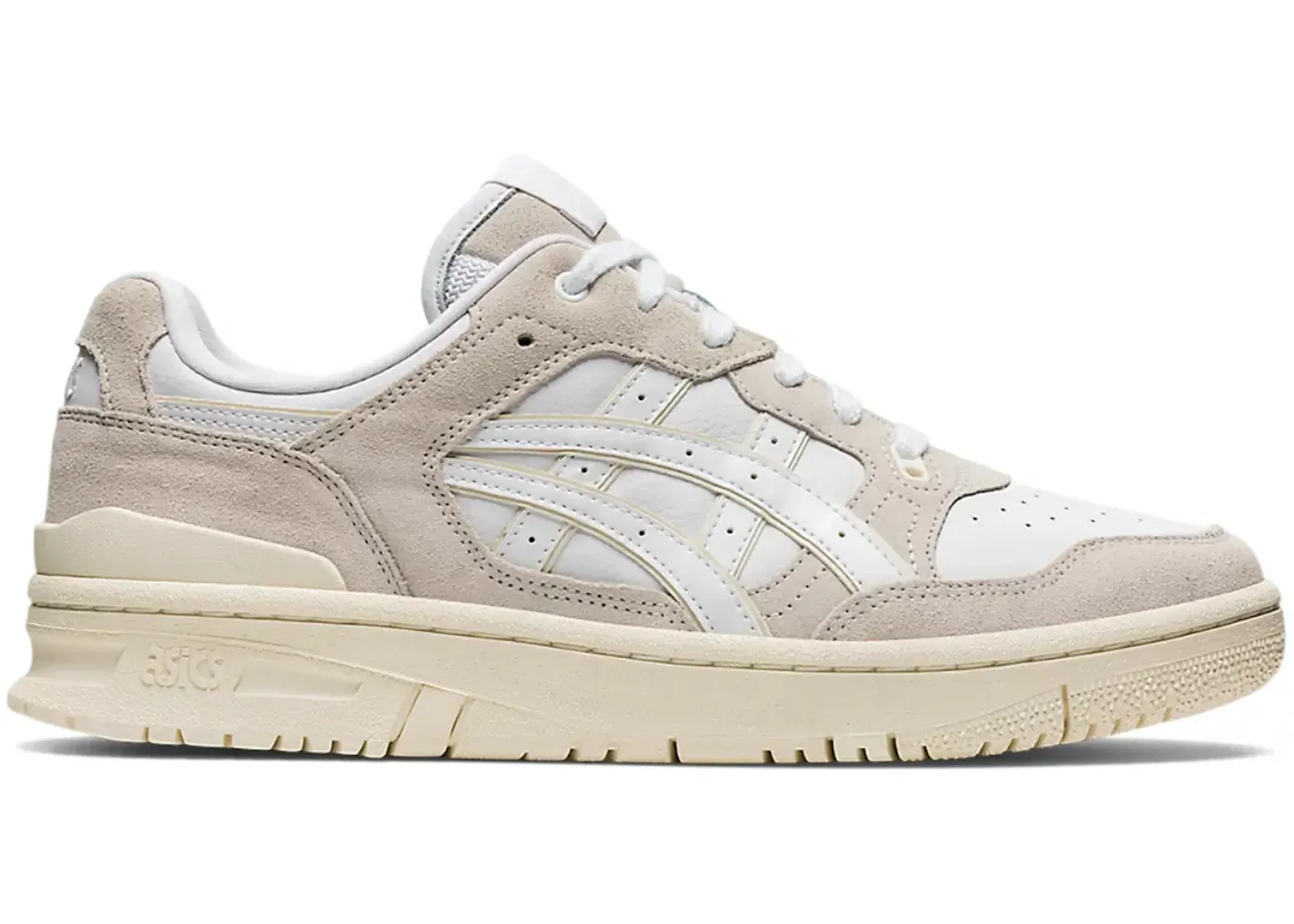 Фото № 1 с приближением к товару «‎ASICS EX89 Suede Cream Off White»