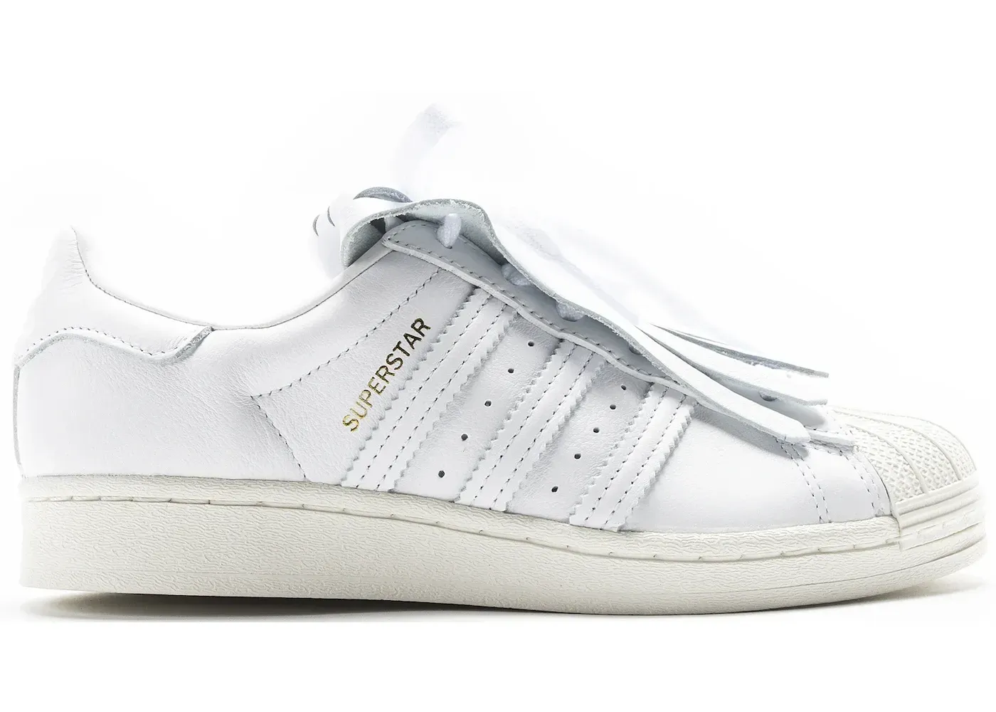 Фото № 1 с приближением к товару «‎adidas Superstar Fringe Kiltie White »